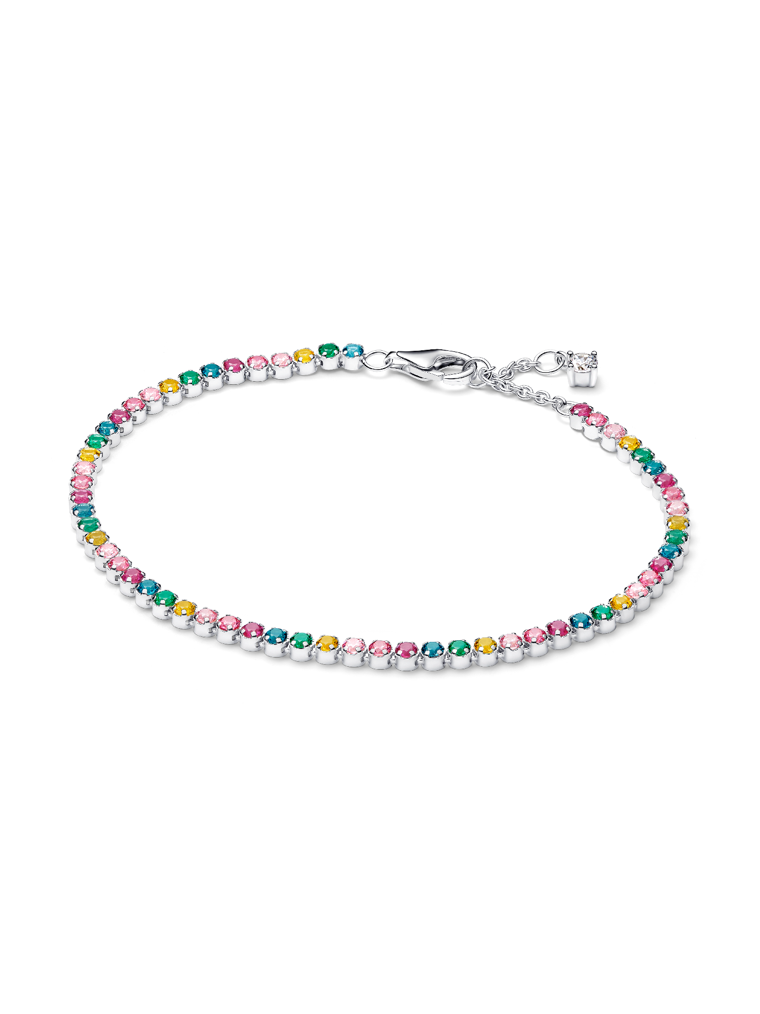 Rainbow Tennis Bracelet 