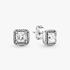 Square Sparkle Halo Stud Earrings Square Sparkle Halo Stud Earrings