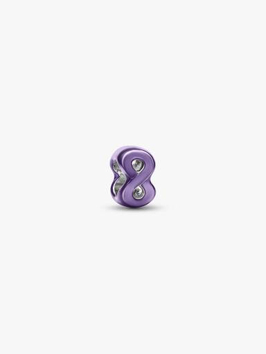 Purple Infinity Mini Charm