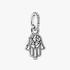 Protective Hamsa Hand Dangle Charm Protective Hamsa Hand Dangle Charm