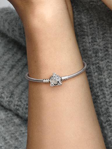 Disney Cinderella Pumpkin Coach Clasp Pandora Moments Bracelet
