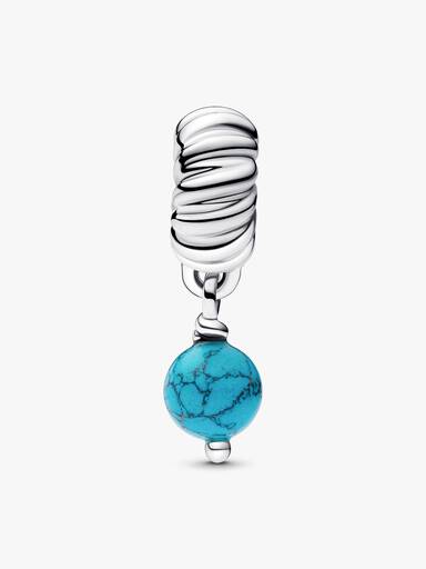 Turquoise-coloured Dangle Charm