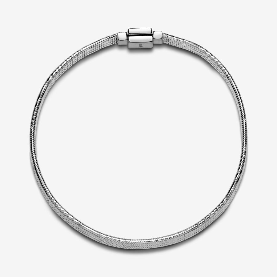 Pandora Reflexions multi snake chain silver bracelet | Sterling silver ...