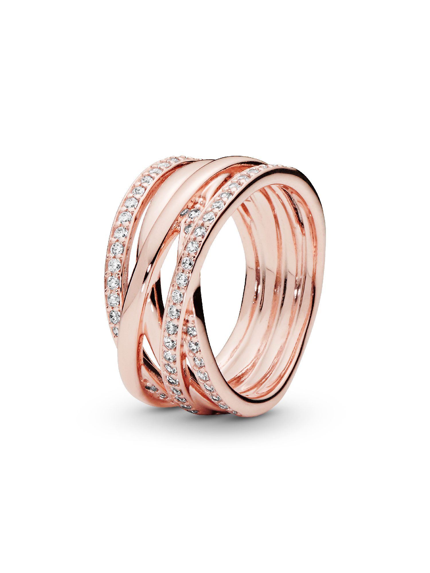 PANDORA Rose ring with clear cubic zirconia