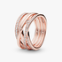 PANDORA Rose ring with clear cubic zirconia PANDORA Rose ring with clear cubic zirconia