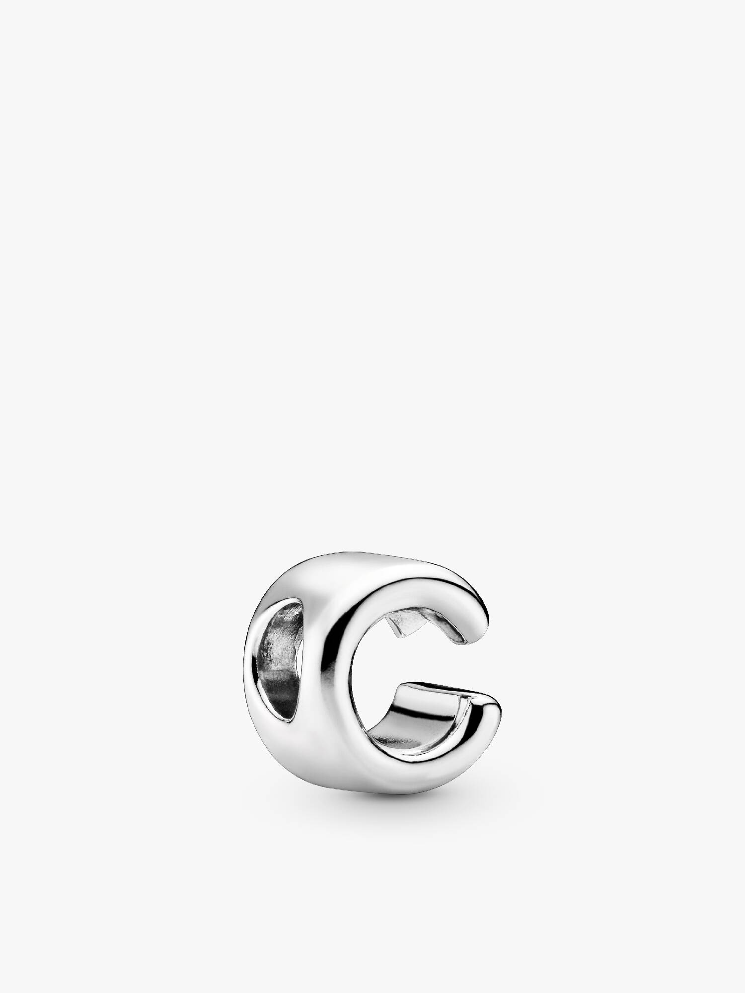 Letter C silver charm