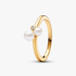 Duo Treated Freshwater Cultured Pearls Ring Duo Treated Freshwater Cultured Pearls Ring