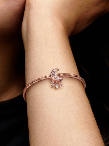 Star & Crescent Moon Charm