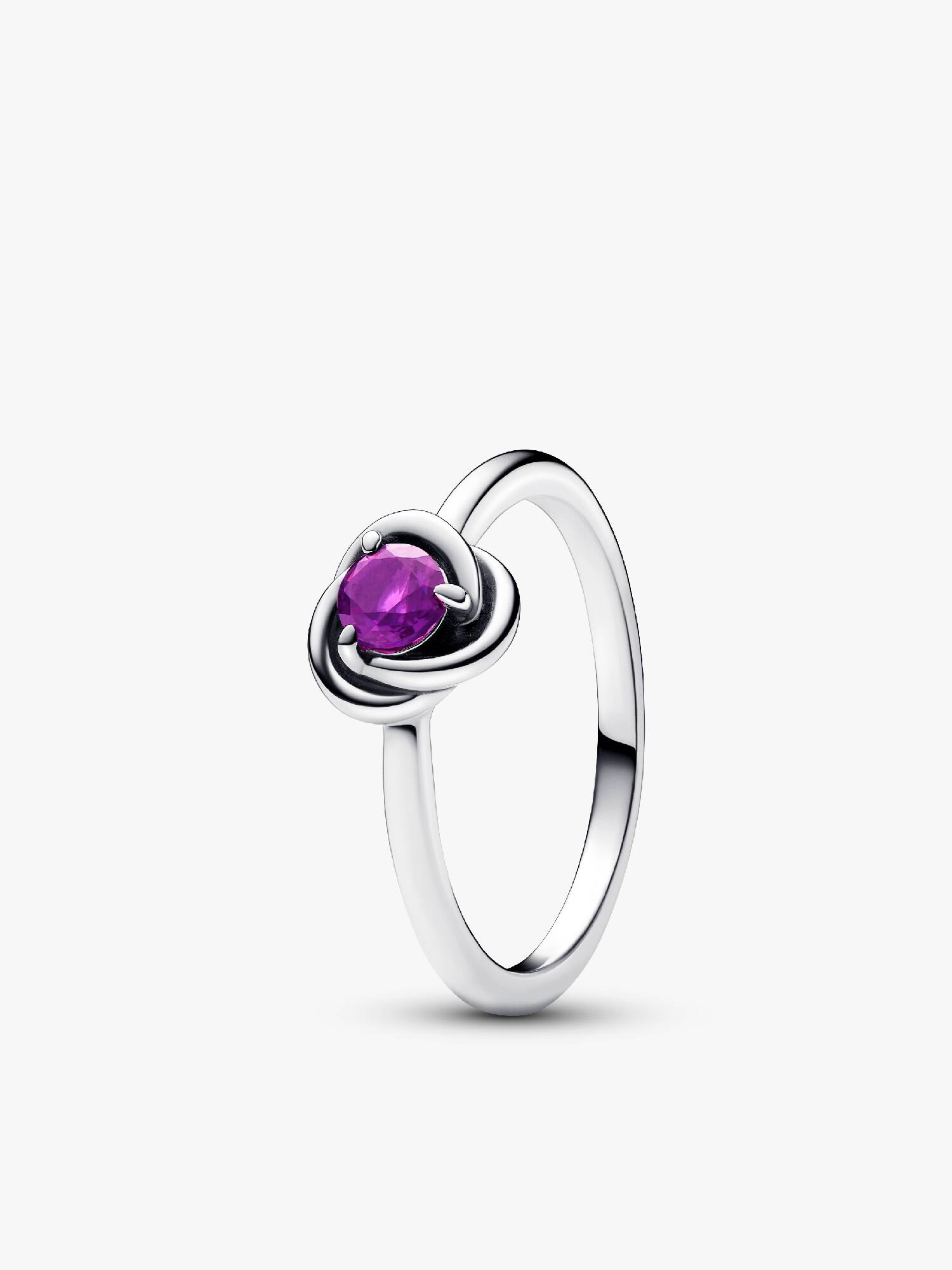 Purple Eternity Circle Ring