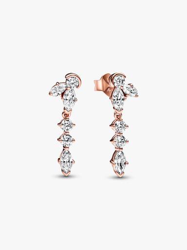 Sparkling Herbarium Cluster Drop Earrings