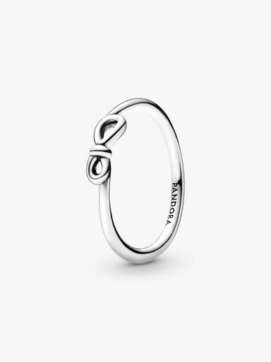 Infinity sterling silver ring
