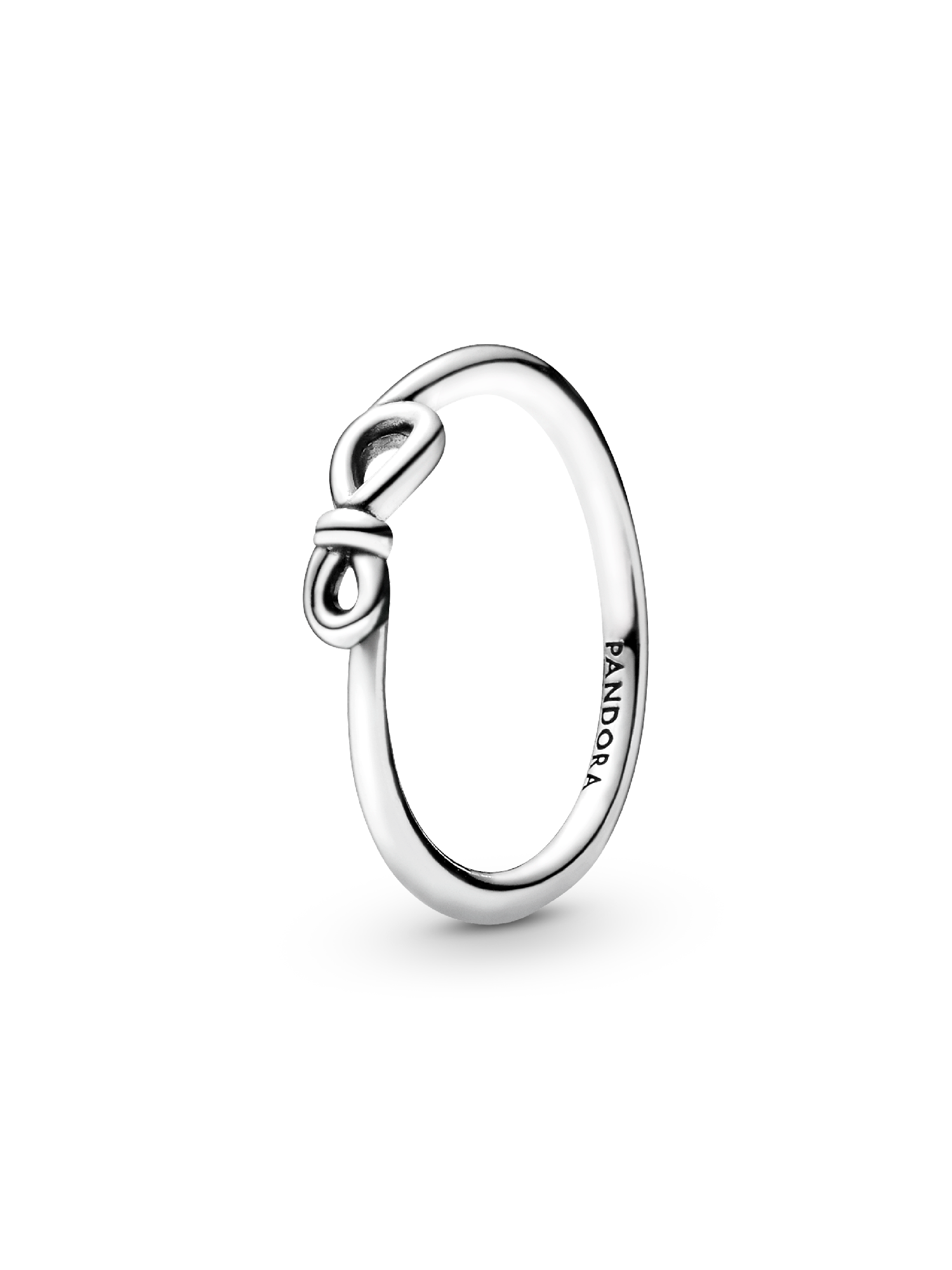 Infinity sterling silver ring