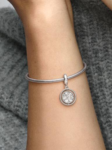 Spinning Family Tree Dangle Charm