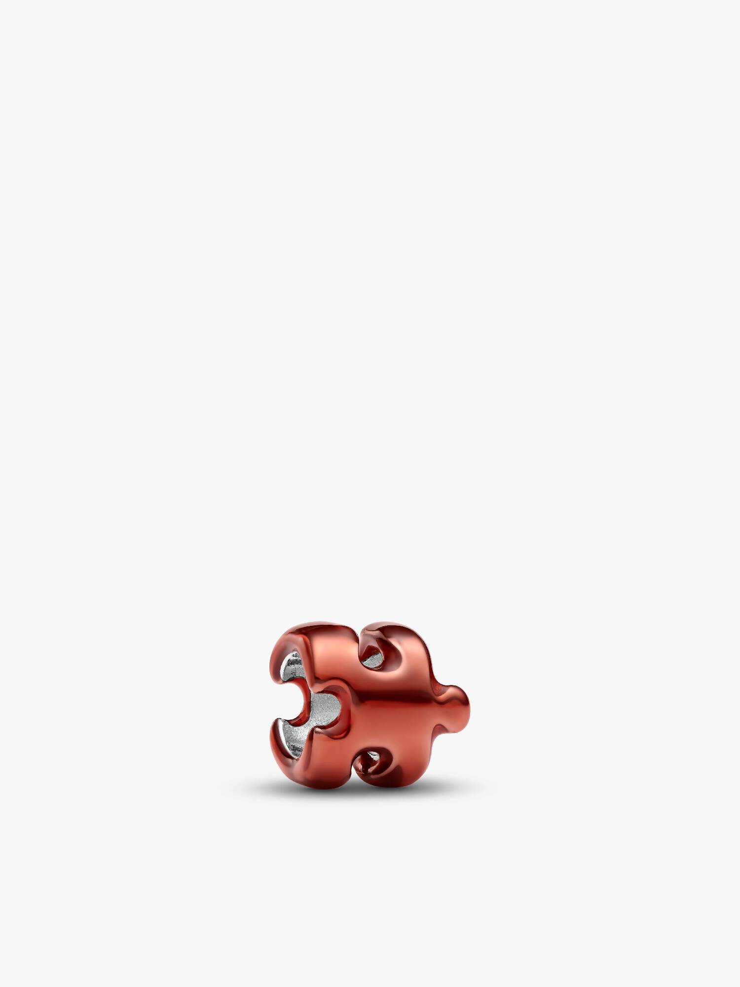 Orange Puzzle Piece Mini Charm