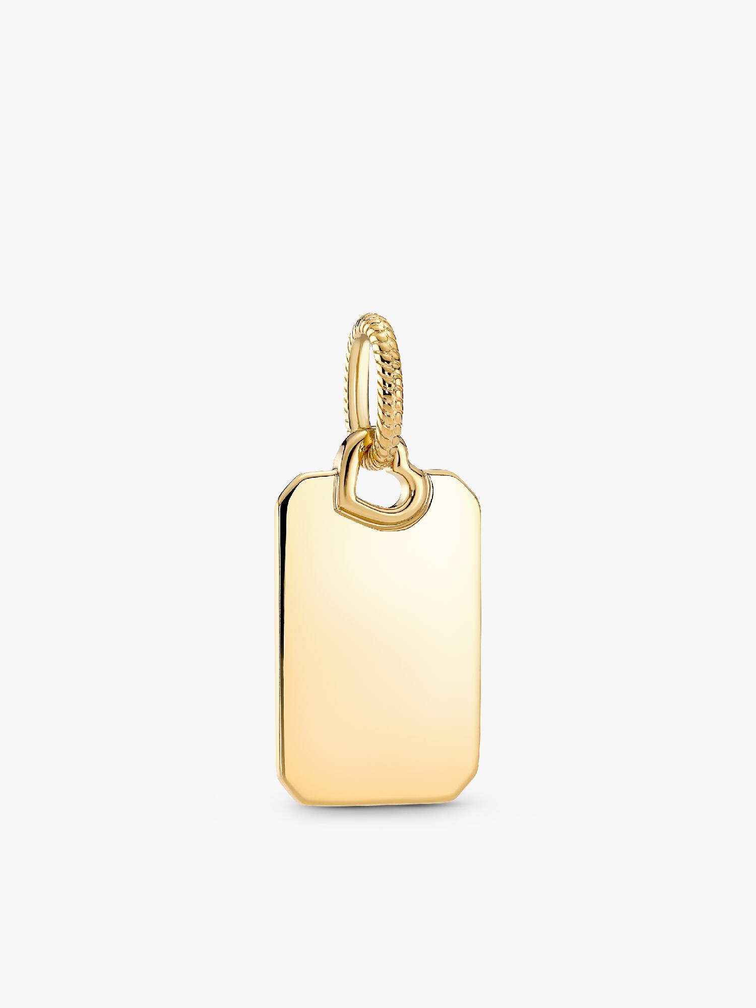 Engravable Rectangle Tag Pendant