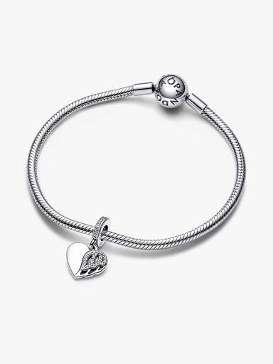 Heart & Angel Dangle Charm