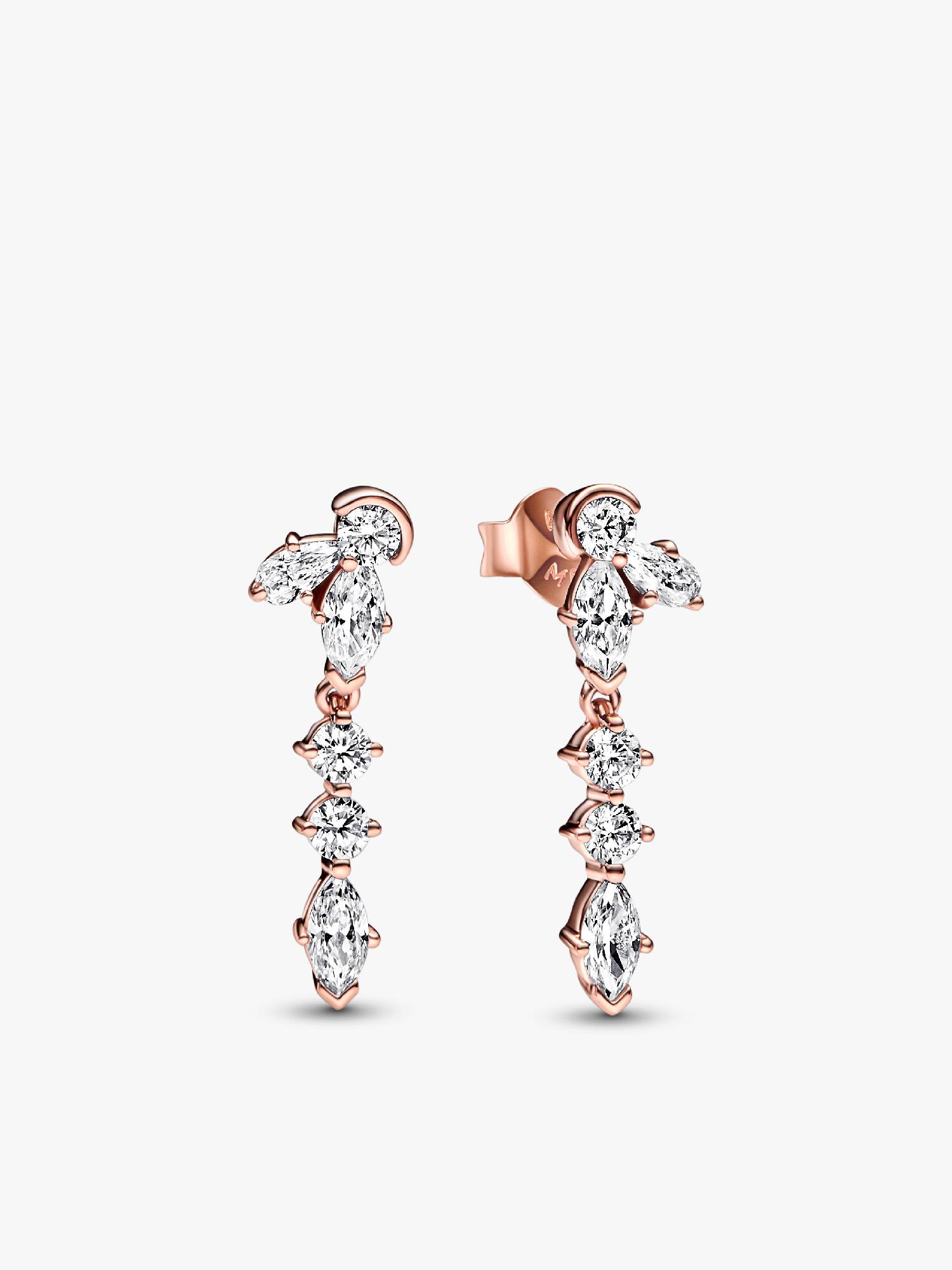 Sparkling Herbarium Cluster Drop Earrings