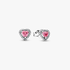 Elevated Pink Heart Stud Earrings Elevated Pink Heart Stud Earrings