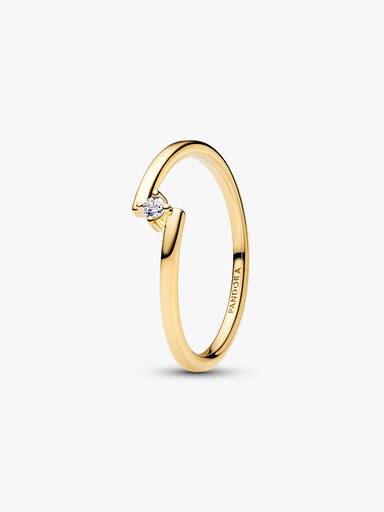 Split Solitaire Ring