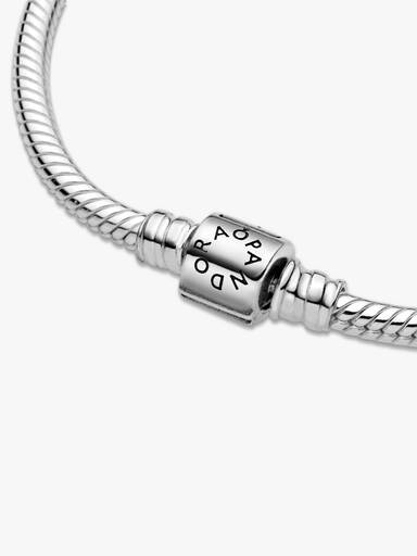 Snake chain sterling silver bracelet