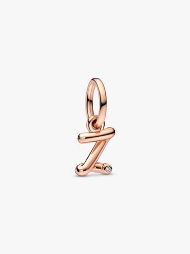 Letter z Script Alphabet Dangle Charm
