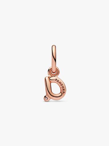 Letter a Script Alphabet Dangle Charm