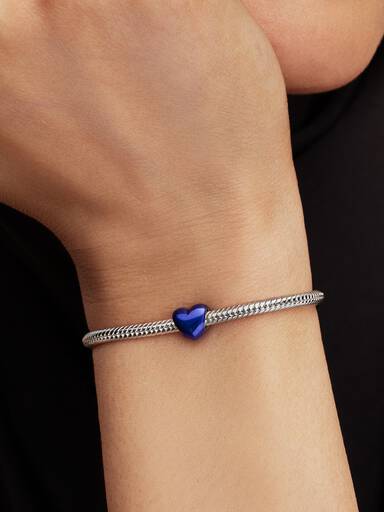 Blue Heart Mini Charm