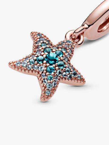 Sparkling Starfish Dangle Charm