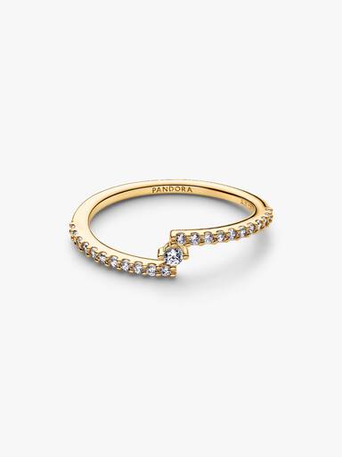 Sparkling Split Pavé Ring