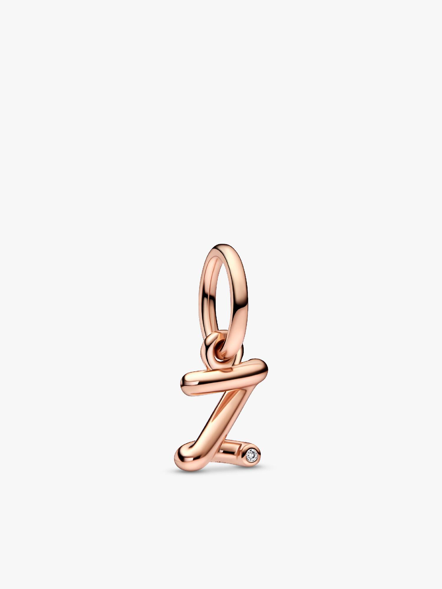 Letter z Script Alphabet Dangle Charm