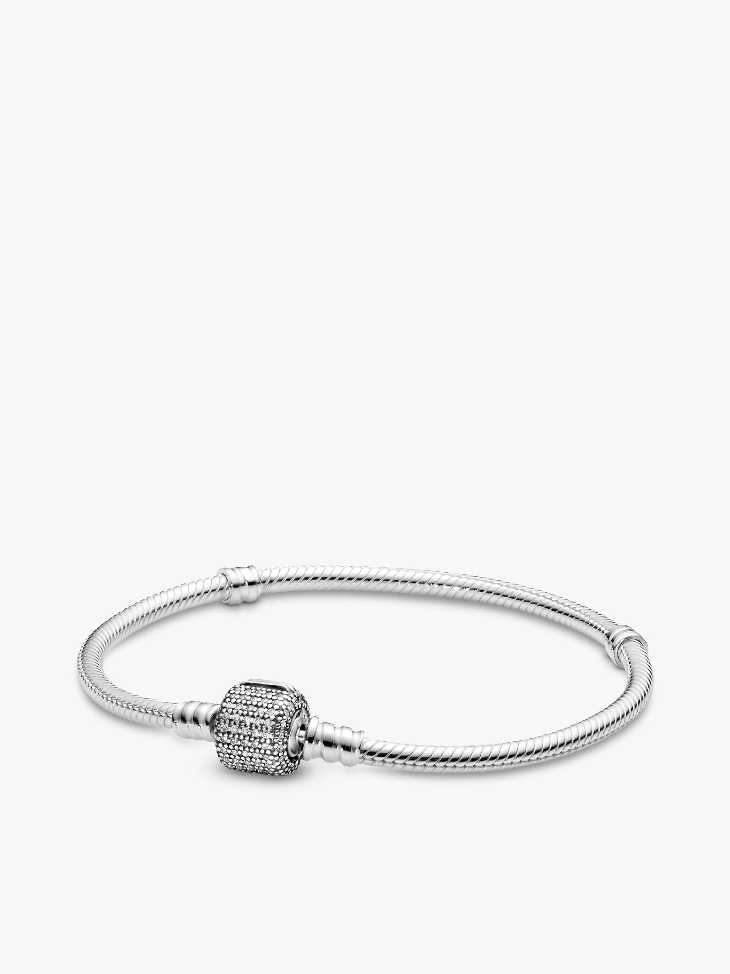Moments Silver Bracelet, Signature Clasp
