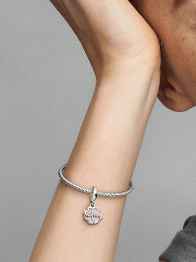 Four-leaf Clover Friendship Double Dangle Charm