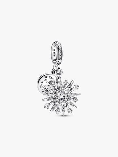 Sparkling Firework Double Dangle Charm