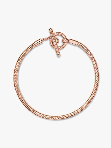 Pandora Moments T-Bar Snake Chain Bracelet