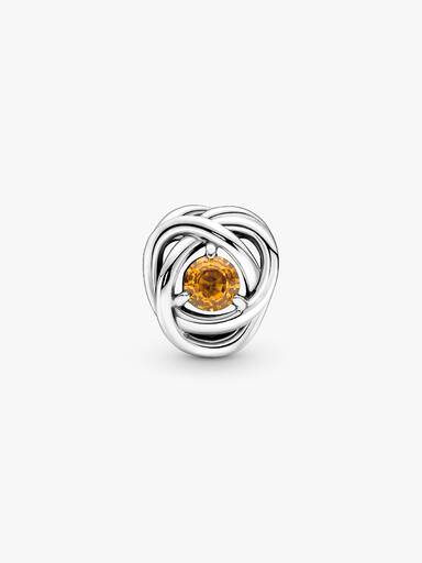 Honey Eternity Circle Charm