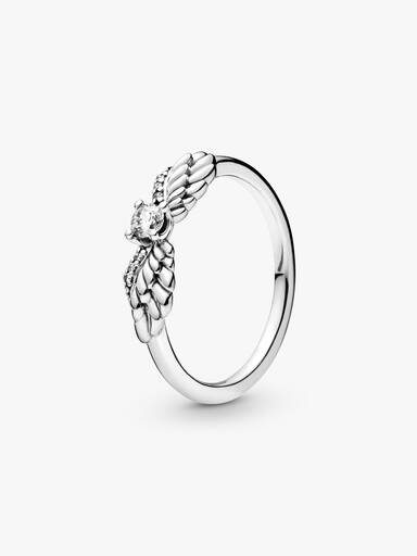 Sparkling Angel Wings Ring
