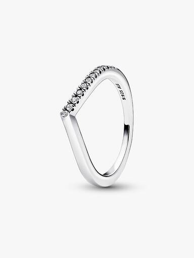 خاتم الأمنيات نصف البرّاق من Pandora Timeless