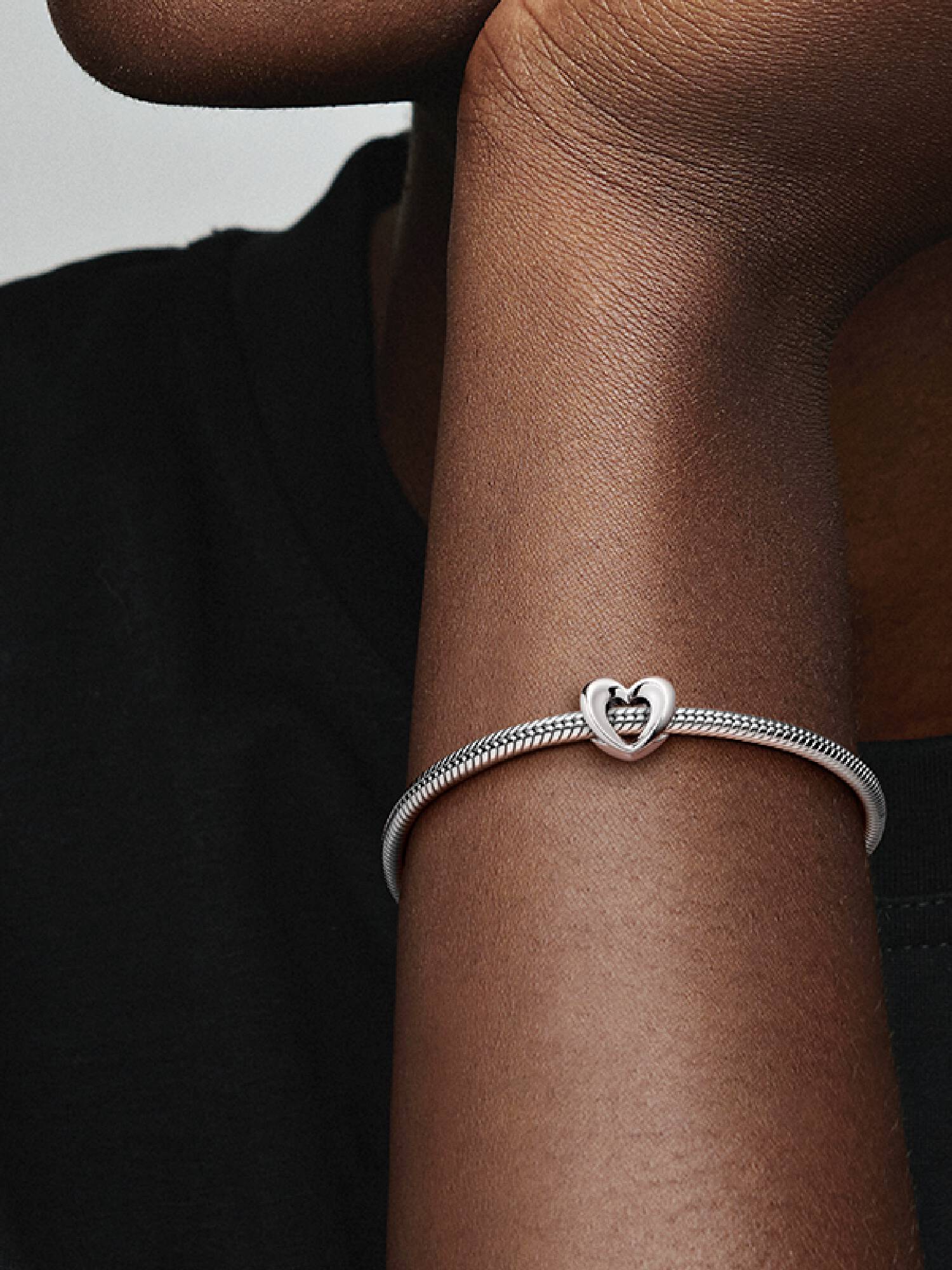 Radiant Open Heart Charm