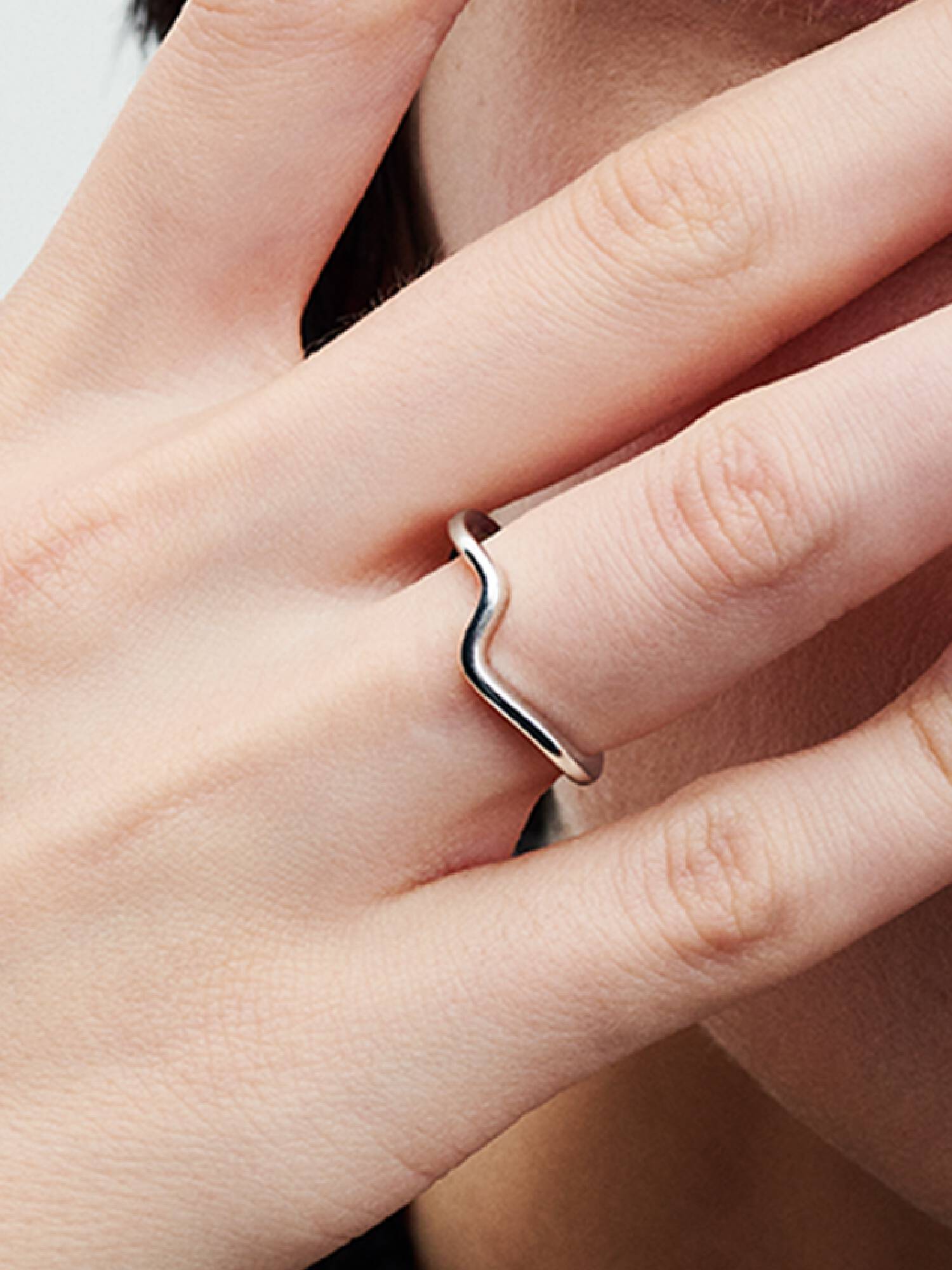Polished Wave Ring