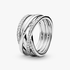 Silver ring with cubic zirconia Silver ring with cubic zirconia