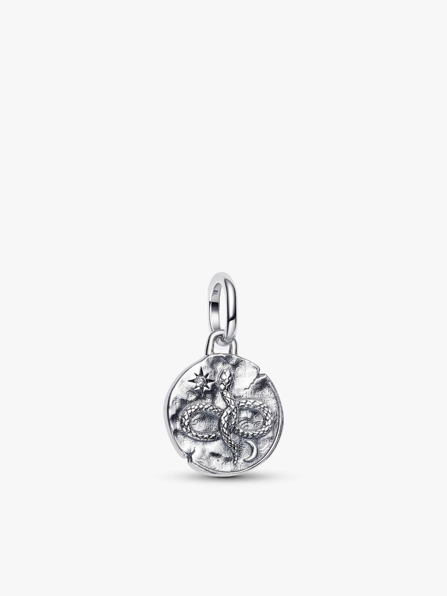 Infinity Snake Medallion Charm