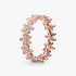 Daisy 14k rose gold-plated ring with clear cubic zirconia Daisy 14k rose gold-plated ring with clear cubic zirconia