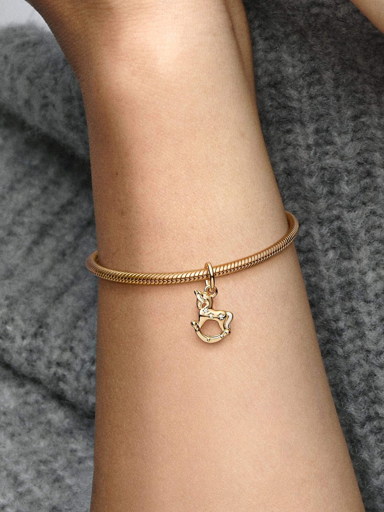 Rocking Unicorn Dangle Charm