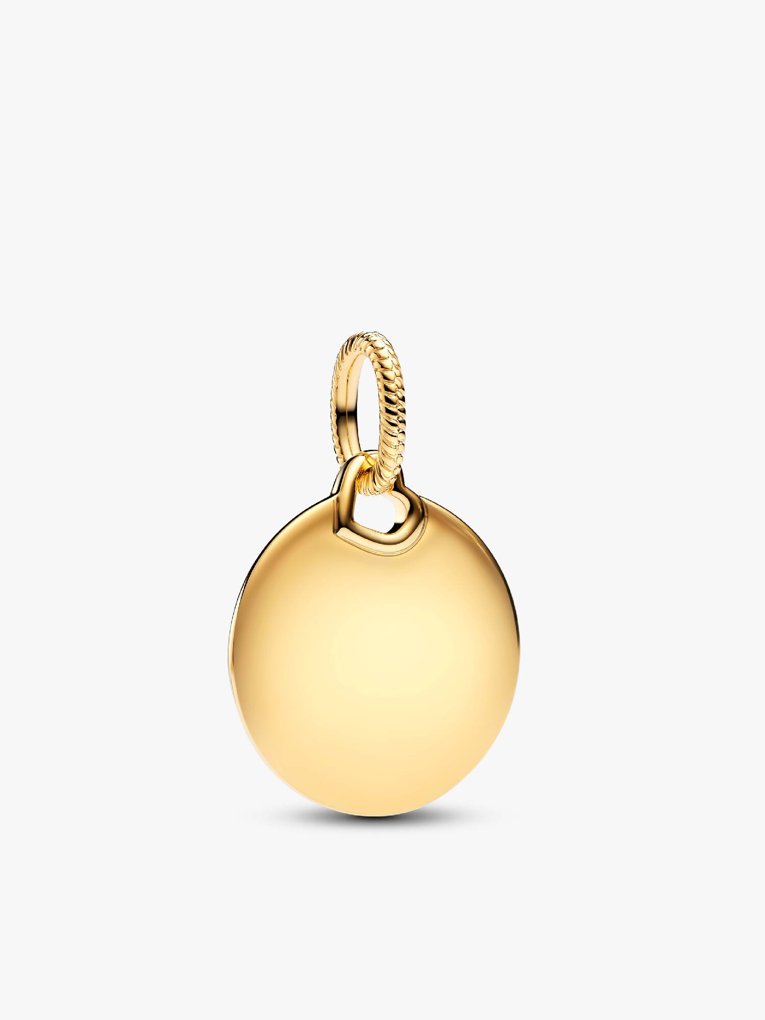 Engravable Round Tag Dangle Charm