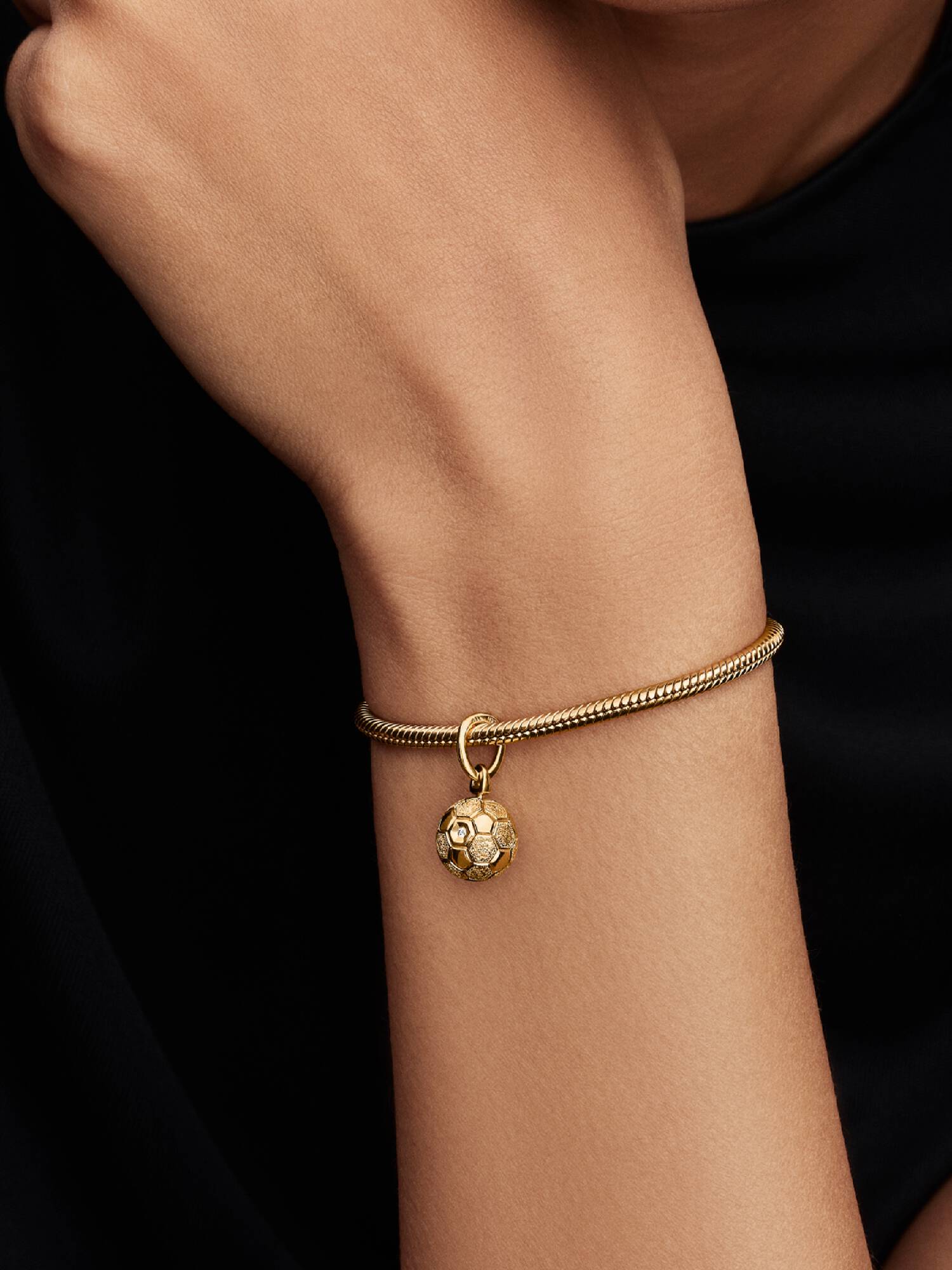 Soccer Ball 2026 Lab-Grown Diamond Dangle Charm