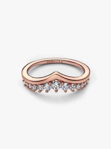 خاتم "Wish Floating" المرصوف بالأحجار من Pandora Timeless