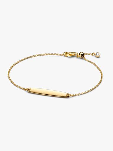 Engravable Bar Chain Bracelet