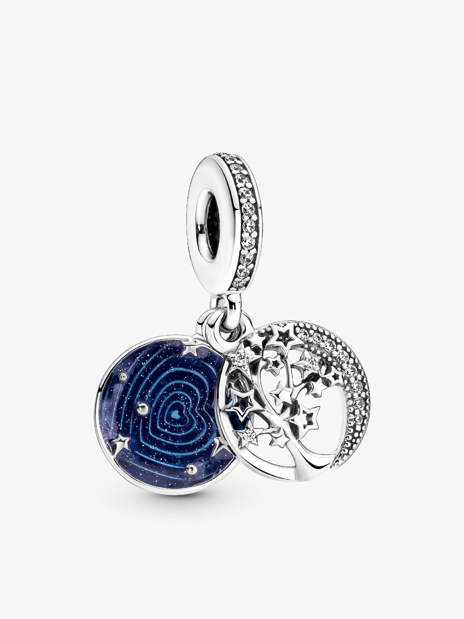 Double Dangle Tree & Galaxy Moon Charm