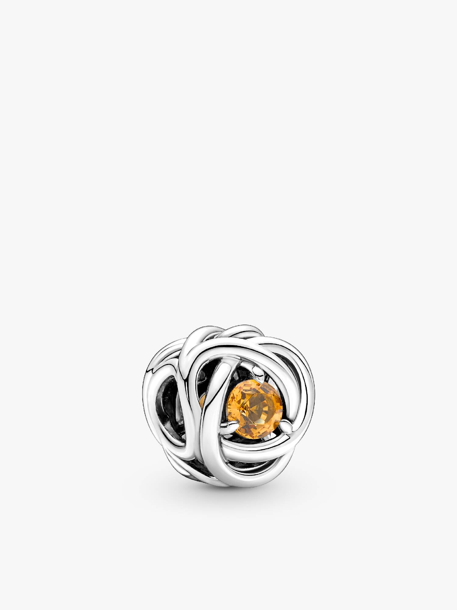 Honey Eternity Circle Charm