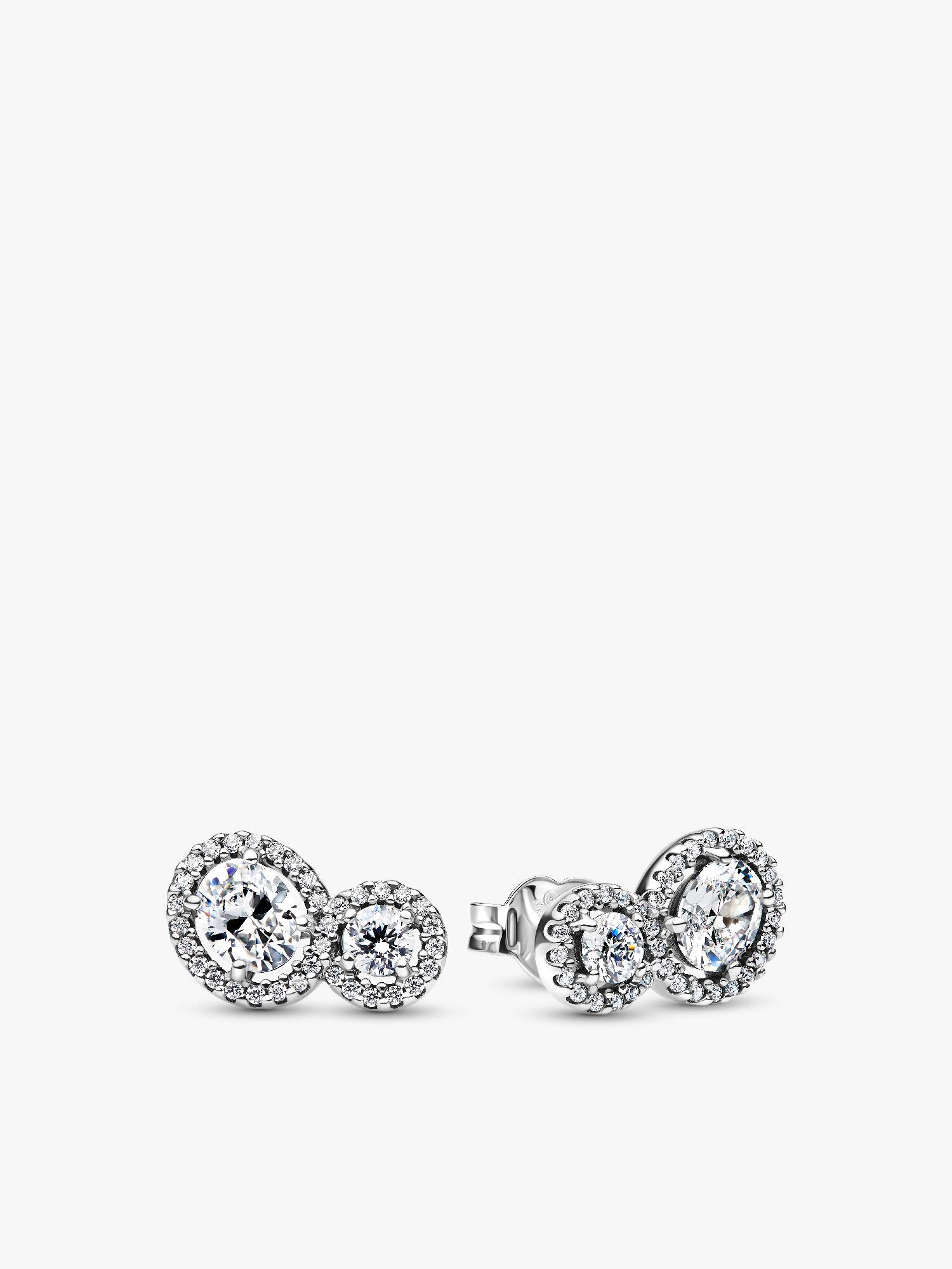 Embracing Halo Stud Earrings